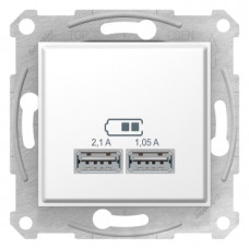 Usb Розетка Sedna Sedna 2,1A Белая