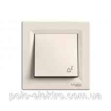 Кнопка звонок кремовый Asfora Schneider Electric