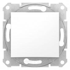 Кнопочный выключатель белый Schneider Electric серия SEDNA