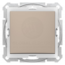 Одноклавишный выключатель Ip44 Sedna Титан