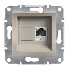 Розетка Компьютерная Rj45 Stp Кат. 5Е Asfora Бронза Розетка Компьютерная Rj45 Stp Кат. 5Е Asfora Бронза
