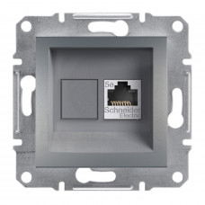Розетка Компьютерная Rj45 Stp Кат. 5Е Asfora Сталь Розетка Компьютерная Rj45 Stp Кат. 5Е Asfora Сталь