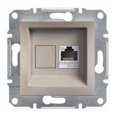 Розетка Компьютерная Rj45 Utp Кат. 5Е Asfora Бронза Розетка Компьютерная Rj45 Utp Кат. 5Е Asfora Бронза