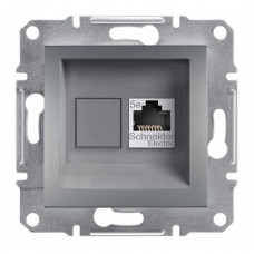 Розетка Компьютерная Rj45 Utp Кат. 5Е Asfora Сталь Розетка Компьютерная Rj45 Utp Кат. 5Е Asfora Сталь