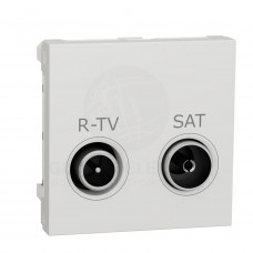 Розетка R-TV SAT проходная, 2 модуля около
