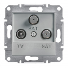 Tv-Sat-Sat Розетка Концевая Asfora Алюминий
