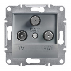 Tv-Sat-Sat Розетка Концевая Asfora Сталь