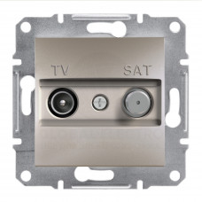 Tv-Sat Розетка Концевая Asfora Бронза