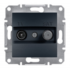 Tv-Sat Розетка Конечная А Asfora Антрацит