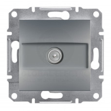 Tv Розетка Проходная Asfora Сталь 4Db