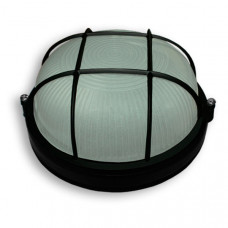 Светильник круг черный с решеткой c LED платой МС 1052 LED