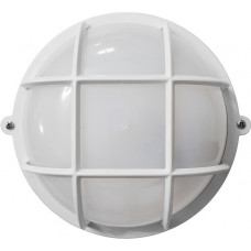 Светильник НПП-65 круг белый опал.с решеткой ПП-1051-07-1/6 LED-12w с датчиком движения