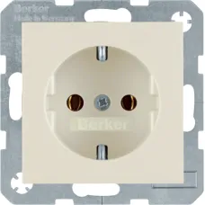 Розетка Berker S.1/B.3/B.7 з заземленням біла 47438982