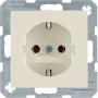 Розетка Berker S.1/B.3/B.7 с заземлением белая 47438982