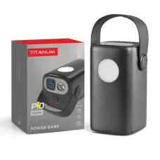 Повербанк 60000mAh TITANUM WC60 PD100W Black (TPB-WC60-B)