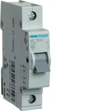 Автоматичний вимикач Hager MCN120 20 А, 1п, С, 6 kA, 1м