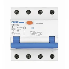 Диференційний автоматичний вимикач Chint NB310L/3N 3PN C10 30mA A 6kA