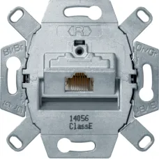 Механізм восьмиконтактної комп'ютерної розетки Berker RJ45 Cat. 6a UAE клас E 455401