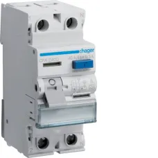 Пристрій захисного відключення Hager 2P 6kA 40A 300mA A CFA240D