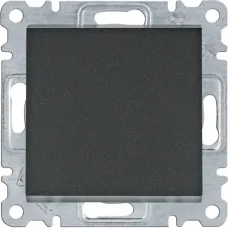 Вимикач двополюсний Hager Lumina чорний WL0063