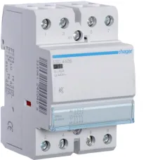 Контактор безшумний Hager ESC440S 40A, 4НВ, 230В