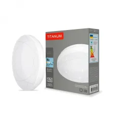 LED світильник настінно-стельовий TITANUM 18W 5000K Орбіта 185-OR