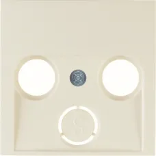 Лицьова панель Berker S.1/B.3/B.7 для антенної розетки біла 12038982