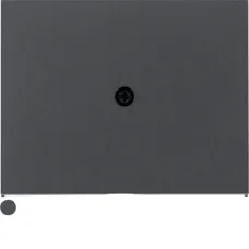 Лицьова панель Berker K.1 для кабельної розетки антрацит 10057006