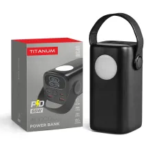 Повербанк 40000mAh TITANUM WC40 PD65W Black (TPB-WC40-B)