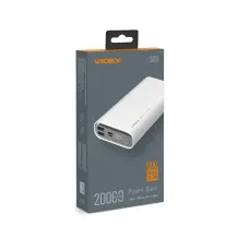 Повербанк 20000mAh VIDEX VPB-320 22.5W White (VPB-320-W)
