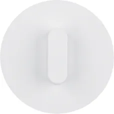 Лицьова панель вимикача Berker R.classic/1930/Glas полярна білизна 1001208900
