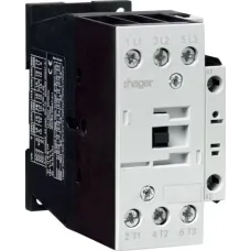 Контактор корпусний Hager 3P + 1НВ, 230В-АС, 38А AC-3 EV03810C