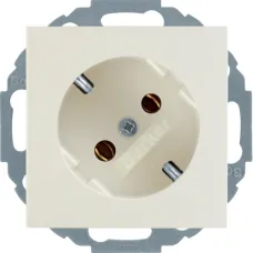 Розетка Berker S.1/B.3/B.7 з заземленням з нахилом на 45 градусів біла 47278982