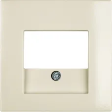 Лицьова панель Berker S.1/B.3/B.7 для аудіорозетки, USB-розетки біла 10338912