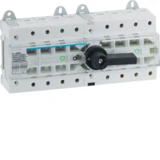 Перемикач трьохпозиційний Hager HI404R I-0-II, 80А, 400/690В, 4-полюсний, 12м