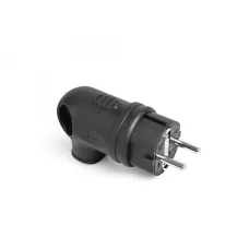 Вилка мережева TITANUM STANDARD IP44 з/з 16А кутова з ручкою (ТF-PL216IP-B)