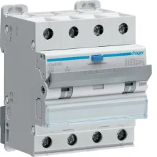 Диференційний автомат Hager 4P 6kA C 20A 30mA A ADM470C