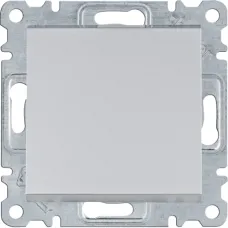 Вимикач однотактовий Hager Lumina срібний WL0112