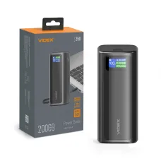 Повербанк 20000mAh VIDEX VPB-350 130W PD100W +Display (VPB-350-G)
