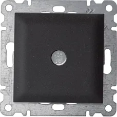 Кабельна розетка Hager Lumina чорна WL7033