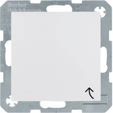 Розетка Berker S.1/B.3/B.7 з заземленням та кришкою полярна білизна 47518989