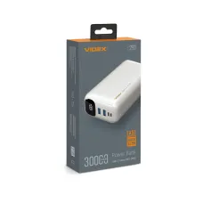 Повербанк 30000mAh VIDEX VPB-297 22.5W White (VPB-297-W)