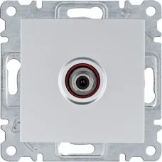 Sat розетка Hager Lumina серебряная WL3232 Sat розетка Hager Lumina серебряная WL3232