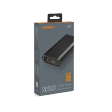 Повербанк 20000mAh VIDEX VPB-320 22.5W Black (VPB-320-B)