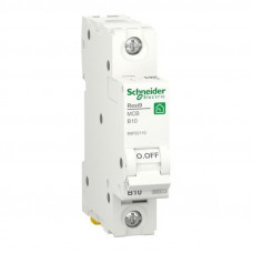 Schneider Electric Автоматичний вимикач Resi9 10 A, 1P, крива B, 6kA