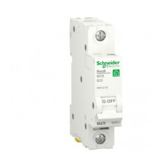 Schneider Electric Автоматичний вимикач Resi9 25 A, 1P, крива B, 6kA