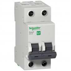 Schneider Electric Автоматичний вимикач Easy9 2П 6А 4,5kA Характеристика "В"