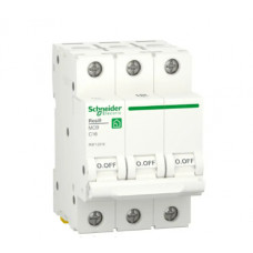 Schneider Electric Автоматичний вимикач Resi9 16 A, 3P, крива с, 6kA