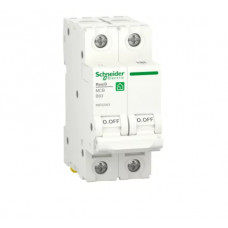 Schneider Electric Автоматичний вимикач Resi9 63 A, 2P, крива B, 6K