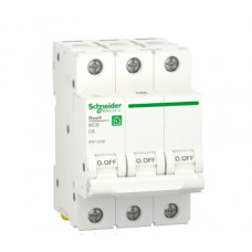 Schneider Electric Автоматичний вимикач Resi9 6 A, 3P, крива с, 6kA